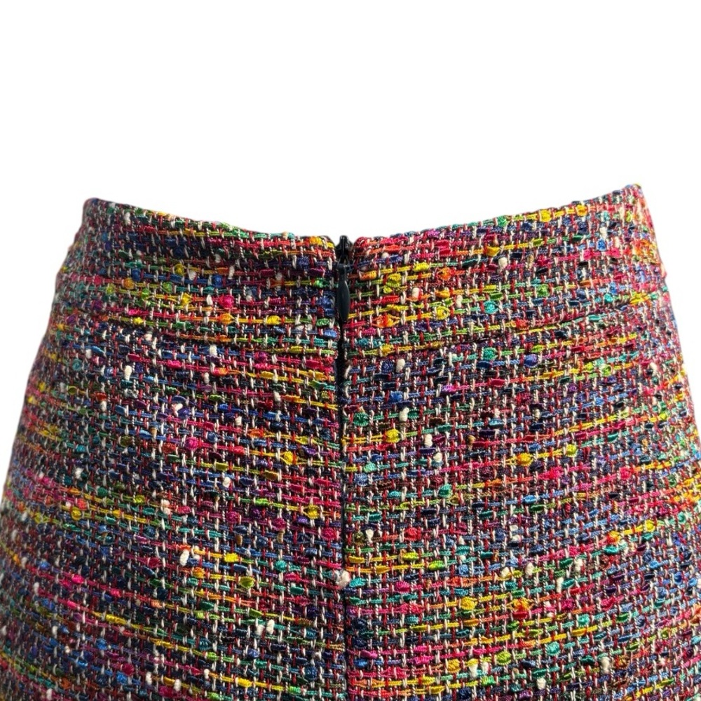 Escada Vibrant Multicolor Rainbow Pencil Skirt | S - Picture 4 of 12
